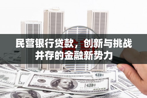 闵行民营银行贷款，创新与挑战并存的金融新势力