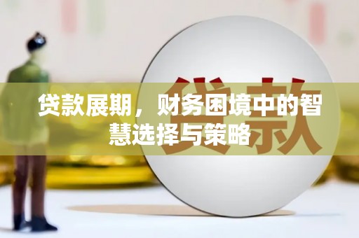 闵行贷款展期，财务困境中的智慧选择与策略