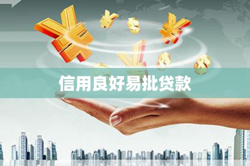 闵行信用良好易批贷款