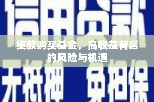 闵行贷款购买基金，高收益背后的风险与机遇