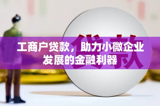 闵行工商户贷款，助力小微企业发展的金融利器
