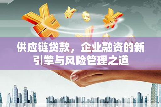 闵行供应链贷款，企业融资的新引擎与风险管理之道