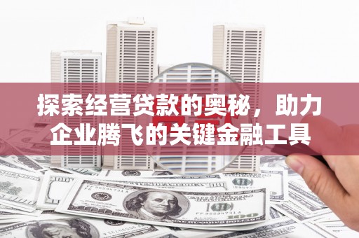 闵行探索经营贷款的奥秘，助力企业腾飞的关键金融工具