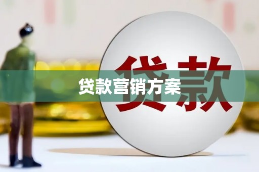 闵行贷款营销方案