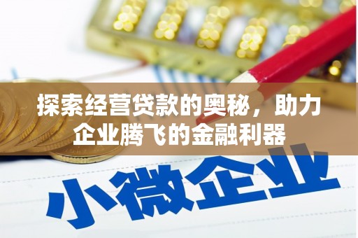 闵行探索经营贷款的奥秘，助力企业腾飞的金融利器