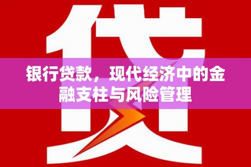 闵行银行贷款，现代经济中的金融支柱与风险管理