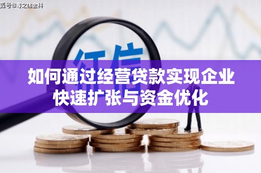 闵行如何通过经营贷款实现企业快速扩张与资金优化