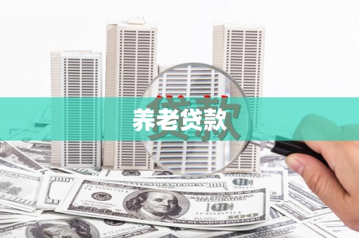 闵行养老贷款