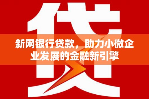 闵行新网银行贷款，助力小微企业发展的金融新引擎