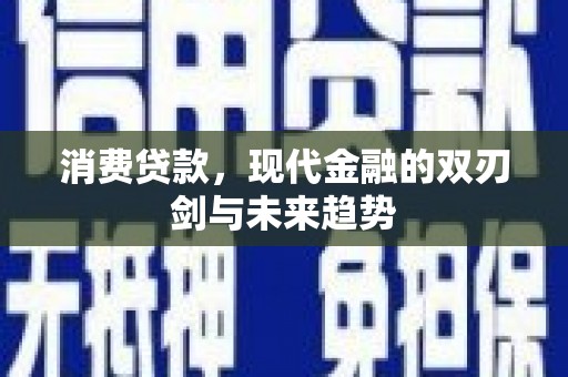 闵行消费贷款，现代金融的双刃剑与未来趋势