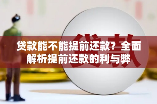 闵行贷款能不能提前还款？全面解析提前还款的利与弊