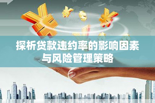 闵行探析贷款违约率的影响因素与风险管理策略
