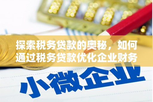 闵行探索税务贷款的奥秘，如何通过税务贷款优化企业财务