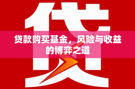 闵行贷款购买基金，风险与收益的博弈之道