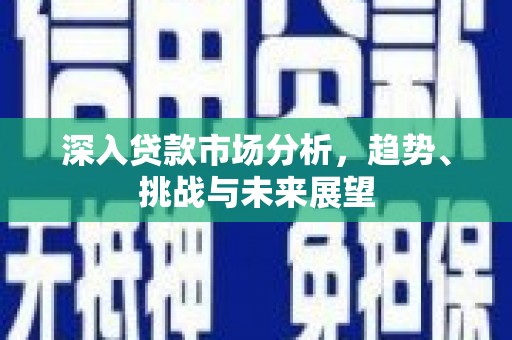 闵行深入贷款市场分析，趋势、挑战与未来展望