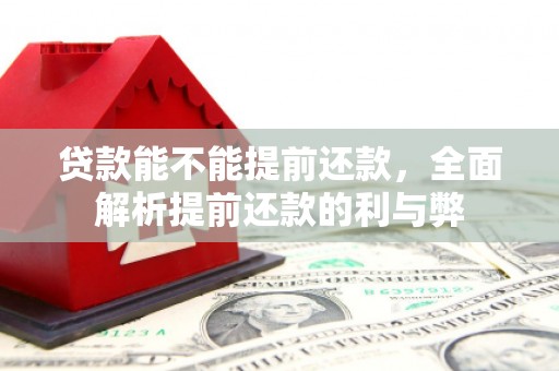 闵行贷款能不能提前还款，全面解析提前还款的利与弊