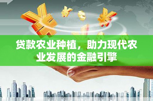 闵行贷款农业种植，助力现代农业发展的金融引擎