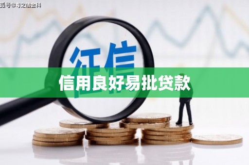 闵行信用良好易批贷款