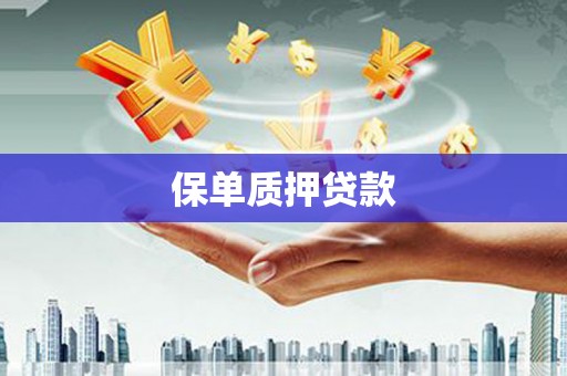 闵行保单质押贷款
