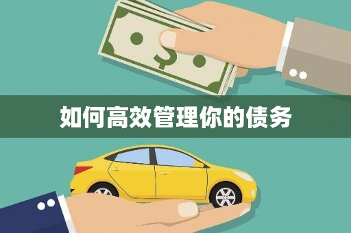 闵行如何高效管理你的债务