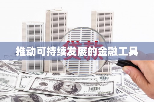 闵行推动可持续发展的金融工具