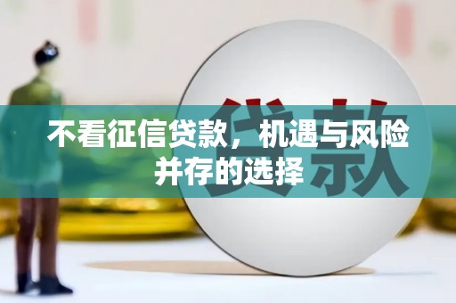 闵行不看征信贷款，机遇与风险并存的选择