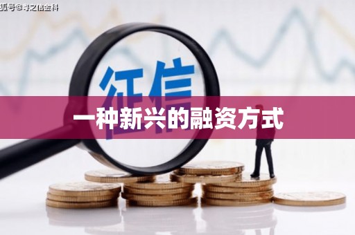 闵行一种新兴的融资方式