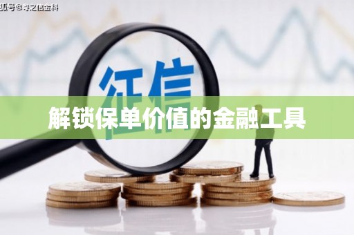 闵行解锁保单价值的金融工具